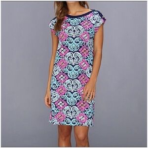 Women’s LILLY PULITZER Summer Robyn Pima cotton printed shift dress- Size Small